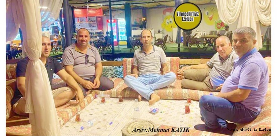 Viranşehir’de Yıllarca Esnaflık Yapmış, Mehmet Tunç(Mihdi), Feyzi Tunç, İsmail Tunç ve Misafirleri Muhtar Mithat Güllü