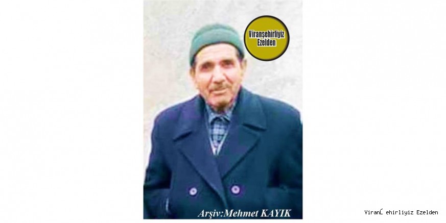 Viranşehir’de Yıllarca Esnaflık yapmış, Sevilen İnsan Merhum Piro Belek