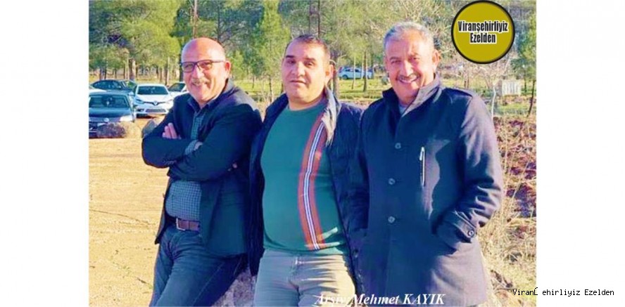 Viranşehir’de Yıllarca Esnaflık Yapmış, Sevilen İnsan Sinan Koşar, Hamit Koşar ve Arkadaşları Halil Yazmacı