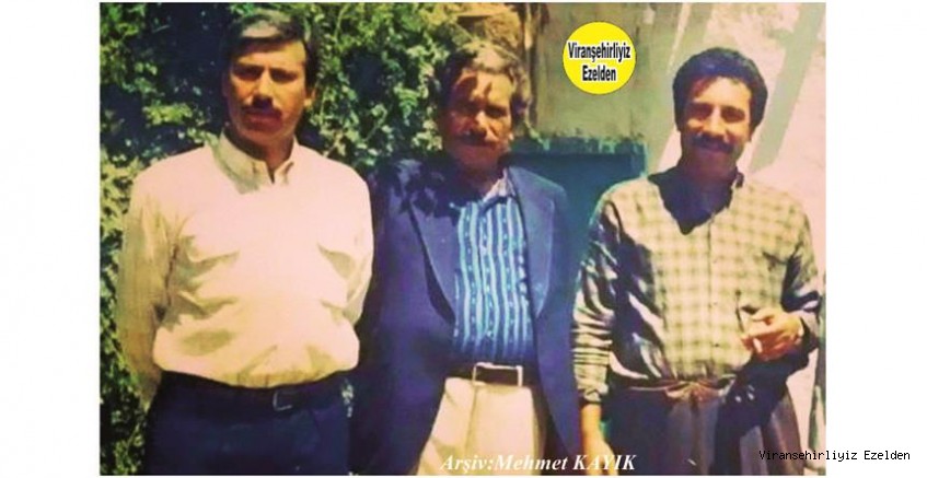 Viranşehir’de Yıllarca Esnaflık yapmış, Sevilen İnsanlardan olan, Merhum Abdulkadir Aslan(Terzi), Merhum Ömer Bozkurt(Berber) ve Merhum Abdulkadir Aslan(Terzi)