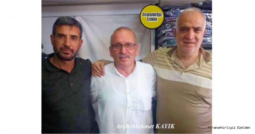 Viranşehir’de Yıllarca Giyim Sektöründe Esnaflık yapmış, İlhan Yılnur, Hacı Nezir Eren ve Genel Yayın Yönetmenimiz Mehmet Kayık