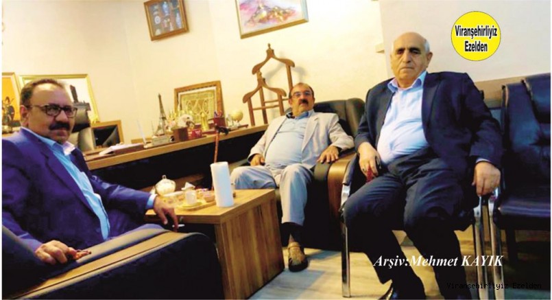 Viranşehir’de Yıllarca Kanaat Önderliği ile Dava Adamlığı yapmış, Sevilen İnsan Avukat Mehmet Münir Öztürk, Rağıp Burç ve Timur Baydak