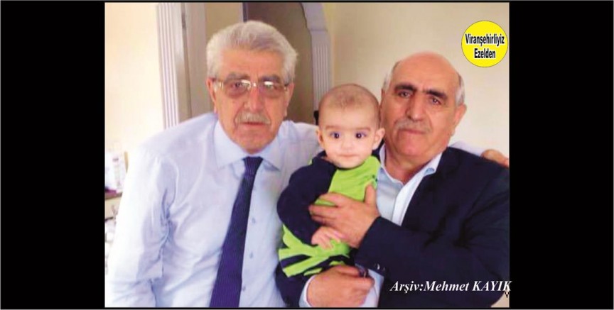 Viranşehir’de Yıllarca Kanaat Önderliği yapmış, Sevilen Güzel İnsan Avukat Mehmet Münir Öztürk, Torunu Yusuf Öztürk ve Arkadaşı Mehmet Şerif Özkan