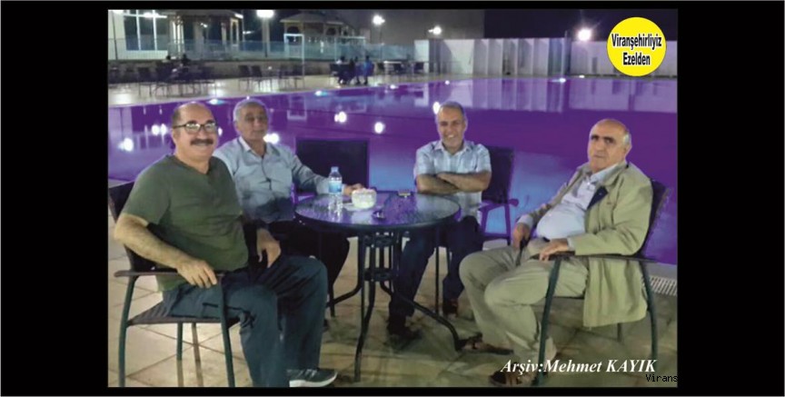Viranşehir’de Yıllarca Kanaat Önderliği yapmış, Sevilen İnsan Avukat Mehmet Münir Öztürk, Mali Müşavir Ali Kuran, Abdulkarim Etli ve Arkadaşı Mehmet Bey