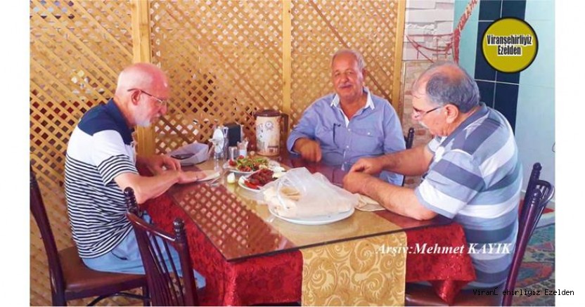 Viranşehir’de Yıllarca Lokanta Sektöründe Esnaflık Yapmış, Usta kebapçı Ali Çelikten, Mehmet Şavlı ve Merhum Sinan Kırmızı
