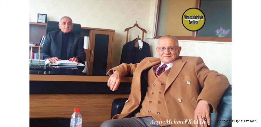 Viranşehir’de Yıllarca Mali Müşavir olarak hizmet vermiş, Mali Müşavir Ali Kuran ve Viranşehir CHP İlçe Başkanı Remzi Taylan