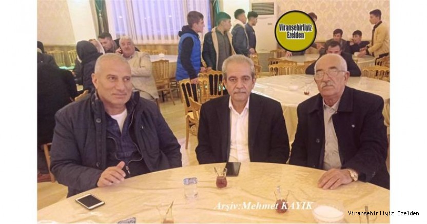 Viranşehir’de Yıllarca Meclis Üyeliği yapmış, Sevilen İnsan Mehmet Yüzücü, Mehmet Anlar ve Belediye Eski Başkanlarından Feyzi Demirkol