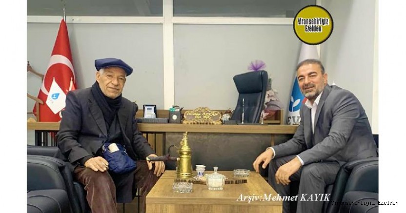 Viranşehir’de Yıllarca Mırra(Acı Kahve) Sektöründe Esnaflık yapmış, Sevilen İnsan Ahmet Barik(Karadayı) ve Deva İlçe Başkanı İbrahim Özkan