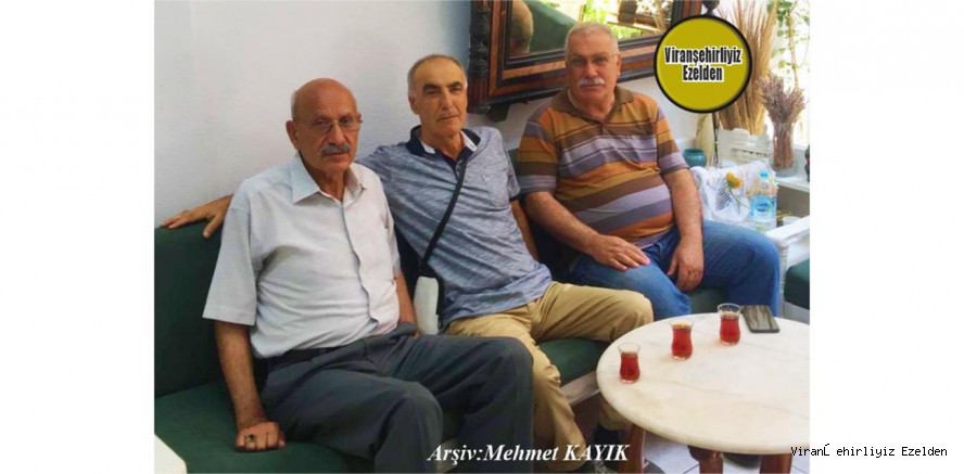 Viranşehir’de Yıllarca Müdürlük Yapmış, Sevilen İnsan Emekli Müdürlerimizden Mahmut Turgut, Usta Terzi Mahmut Büyükçepik ve Arkadaşı