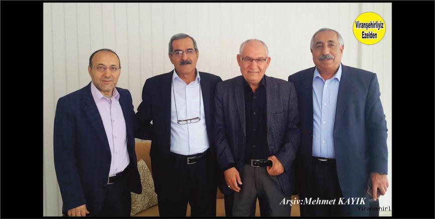 Viranşehir’de Yıllarca Öğretmenlik yapmış, çok Öğrenciyi hayata kazandırmış, Halil Taylan, Osman Erdil, Aziz Kaya ve Hasan Uçmaz