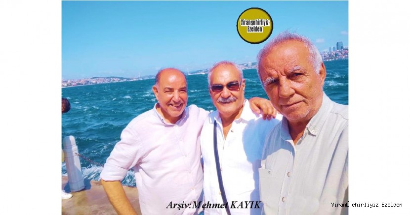 Viranşehir’de Yıllarca Öğretmenlik Yapmış, Emekli Öğretmen, Kemal Kunt Arkadaşları Mahmut Badem ve Şeyhmus Şeran