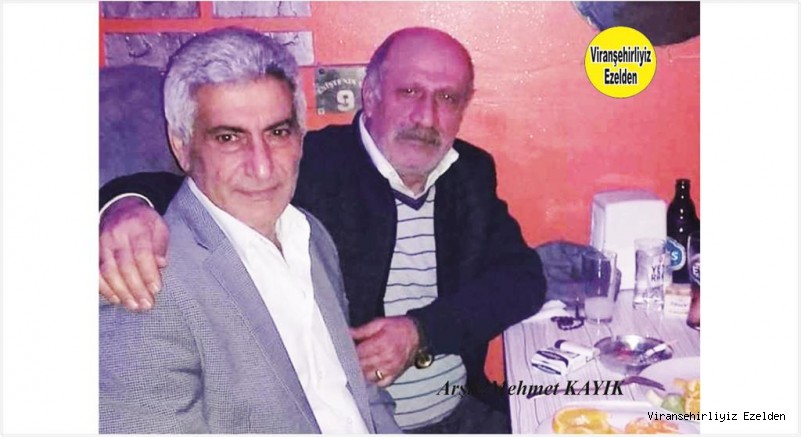 Viranşehir’de Yıllarca Öğretmenlik yapmış, Emekli Öğretmen Mehmet Yılmaz ve Değerli Dostu Ahmet Çakıcı