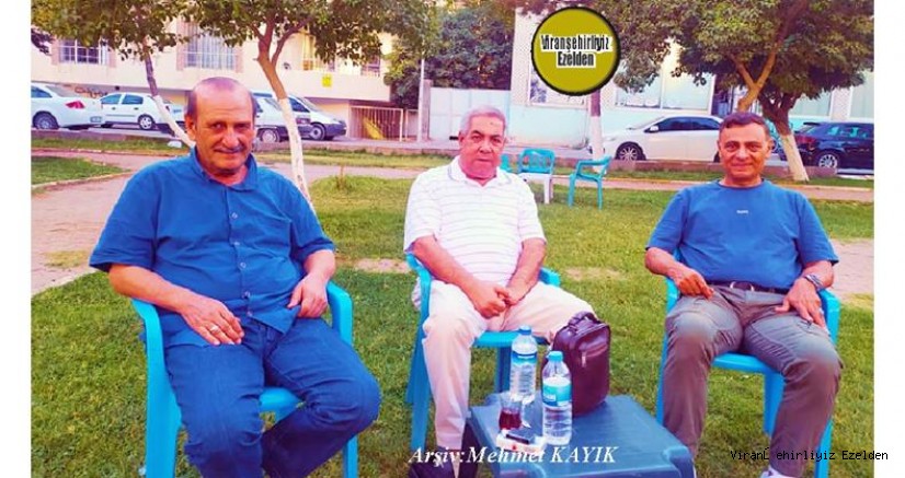 Viranşehir’de Yıllarca Öğretmenlik Yapmış, Emekli Öğretmen Şeyhmus Kaplan, Emekli Öğretmen Mehmet Fahri Kaya ve Nusret Taş