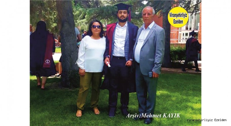 Viranşehir’de Yıllarca Öğretmenlik yapmış, Kemal Kunt, Eşi Zeynep Sert Kunt ve Oğlu Ferhat Kunt