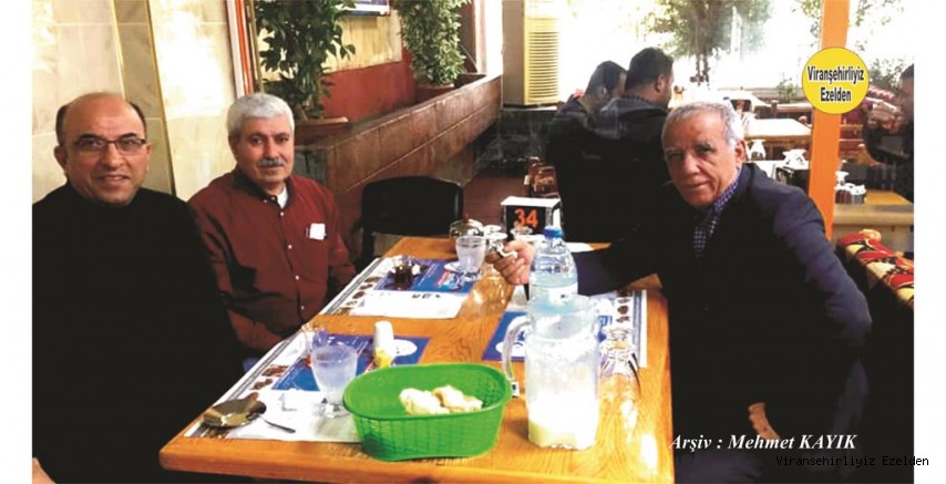 Viranşehir’de Yıllarca Öğretmenlik yapmış, Kemal Kunt, Seracettin Kırıcı ve Mustafa Kılıç