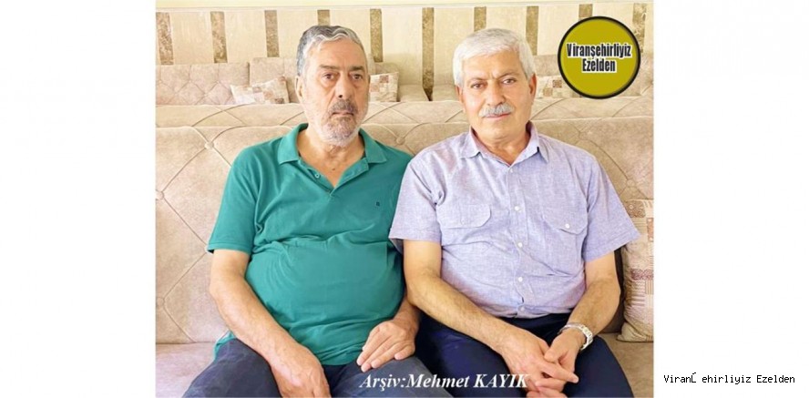 Viranşehir’de Yıllarca Öğretmenlik Yapmış, Sevilen İnsan Emekli Öğretmen Nurettin Salmaş ve Arkadaşı Mustafa Kılıç