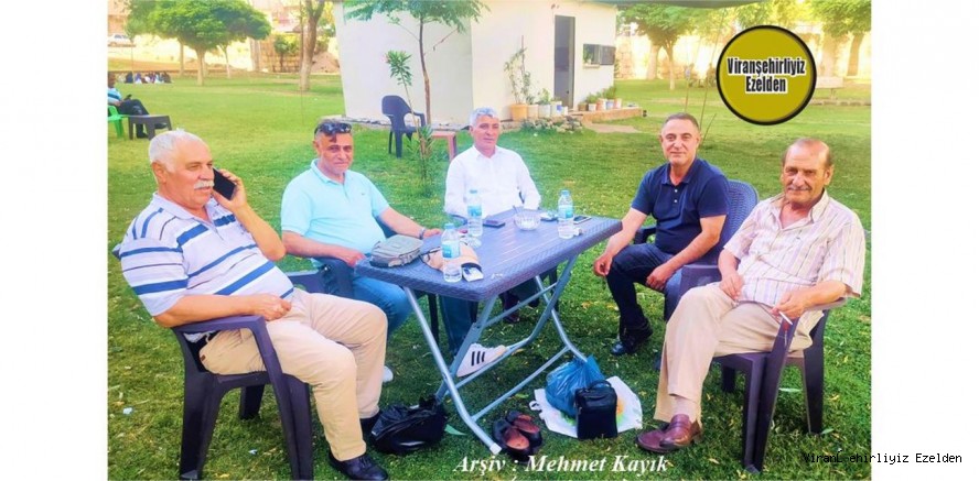 Viranşehir’de Yıllarca Öğretmenlik Yapmış, Sevilen İnsan Öğretmen Fahri Kaya, Ali Bahçeli Nusret Taş Fethi Tek