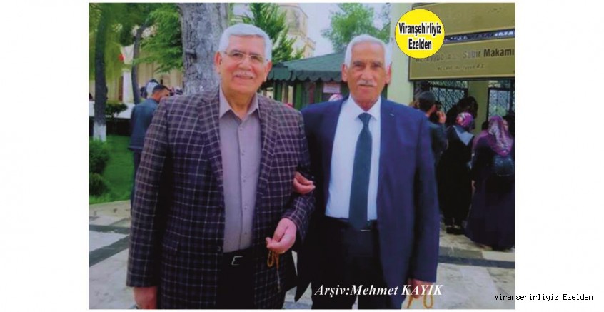 Viranşehir’de Yıllarca Öğretmenlik yapmış, Sevilen İyi İnsan Öğretmen Mustafa Alay ve Ağabeyi Hacı Sinan Alay