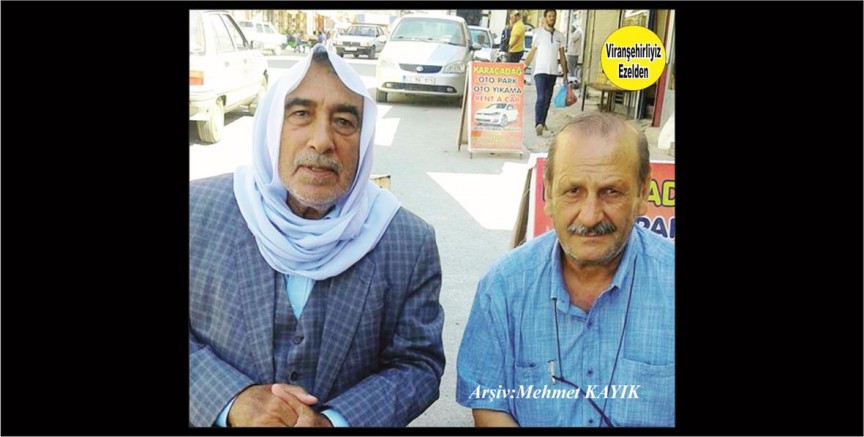 Viranşehir’de Yıllarca Öğretmenlik Yapmış, Sevilen Öğretmen M. Fahri Kaya ve Akrabası Arap Atilla