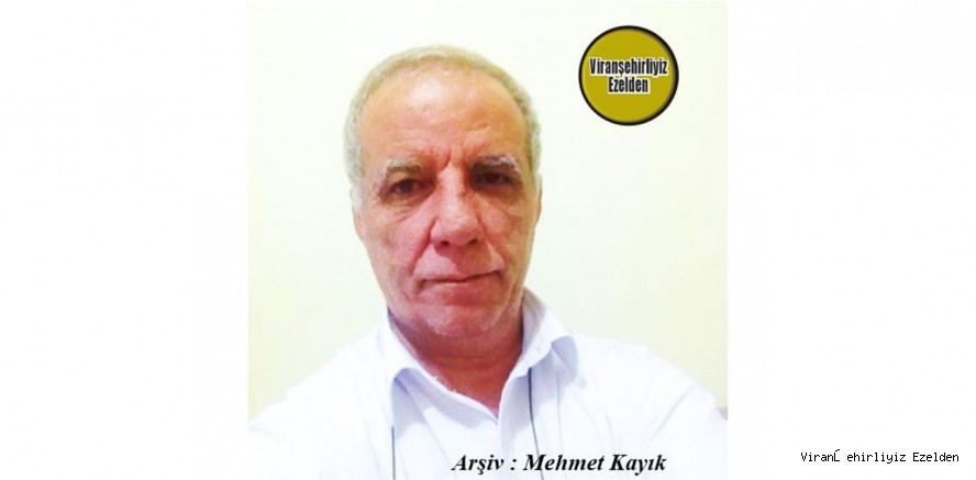 Viranşehir’de Yıllarca Öğretmenlik Yapmış, Şimdi Mersin’de Yaşayan, Emekli Öğretmen Kemal Kunt