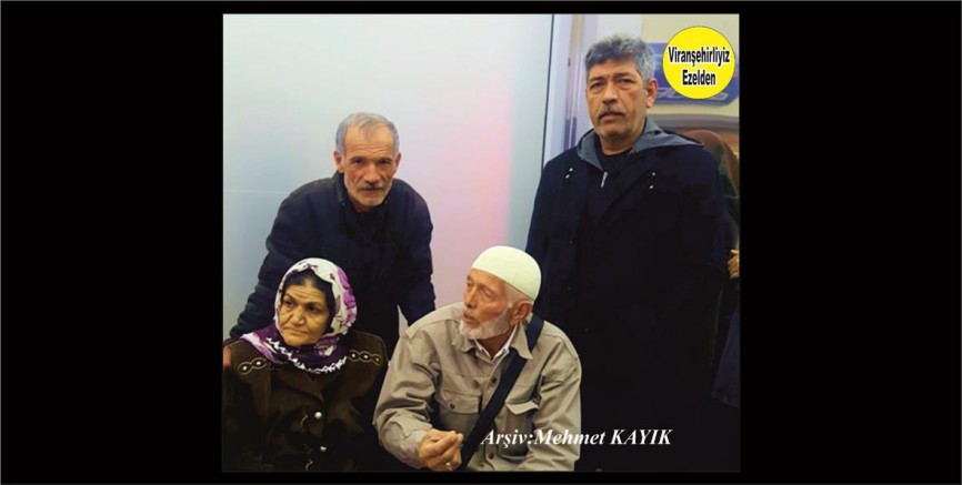 Viranşehir’de Yıllarca Su İşleri Müdürlüğü yapmış, Osman Gökçe, Eşi ve Çocukları Şahin Gökçe ve Şerif Gökçe