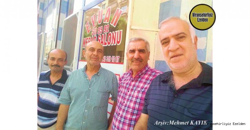 Viranşehir’de Yıllarca Yemek Sektöründe Usta Kebabçı olarak Esnaflık yapmış, Sevilen İnsan Mahmut Yücel, İlhan Yılnur Nuri Yücel ve Adnan Öztürk