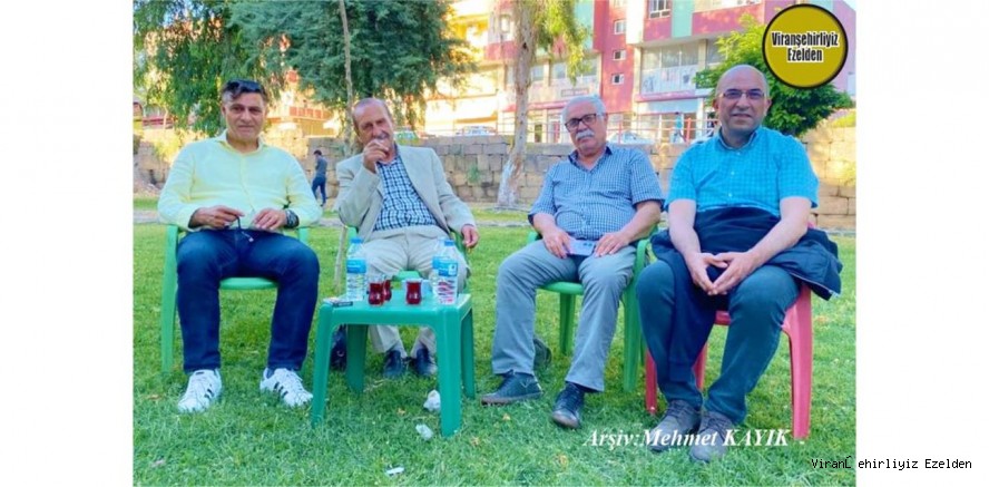 Viranşehir’de Yıllardan Beridir Dostluk ve Arkadaşlıkları Devam eden, Ali Bahçeli, Öğretmen M. Fahri Kaya, Sıraç Kırıcı ve Nusret Taş
