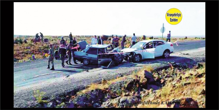 Viranşehir – Diyarbakır Karayolunda  Korkunç Kaza 3 Kişi Öldü, 2 Kişi de Yaralandı