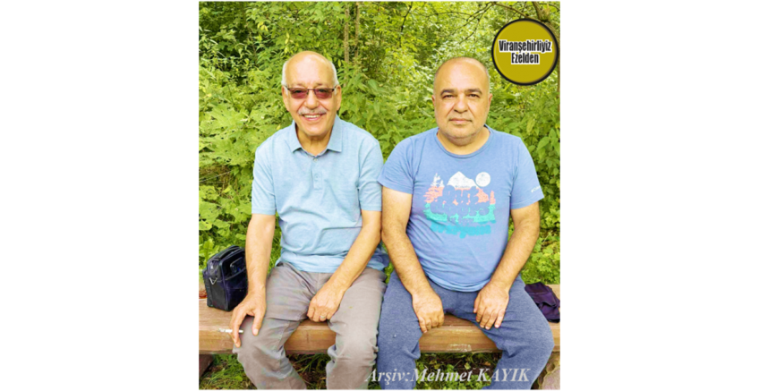 Viranşehir Dumlupınar İlköğretim Okulu Eski Müdürü Öğretmen Mehmet Orhan ve Fahrettin Tatlı