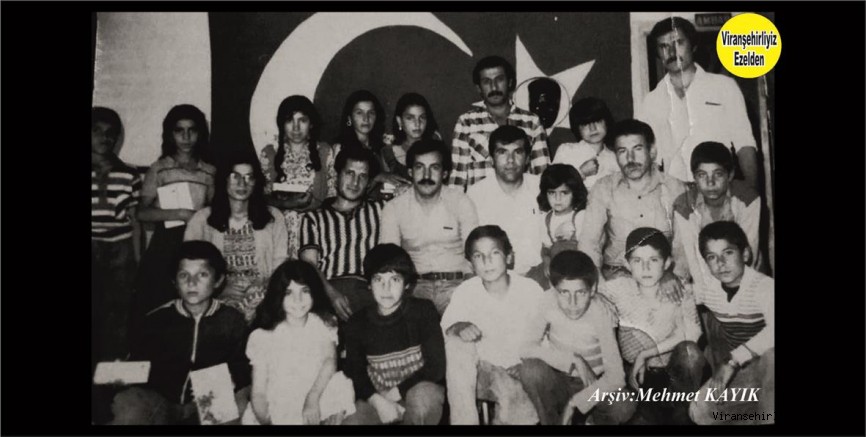 Viranşehir Dumlupınar İlkokulu Öğretmenlerinden Fahri Kaya, Mehmet Orhan, Mehmet Yılmaz, Öğretmen Arkadaşları