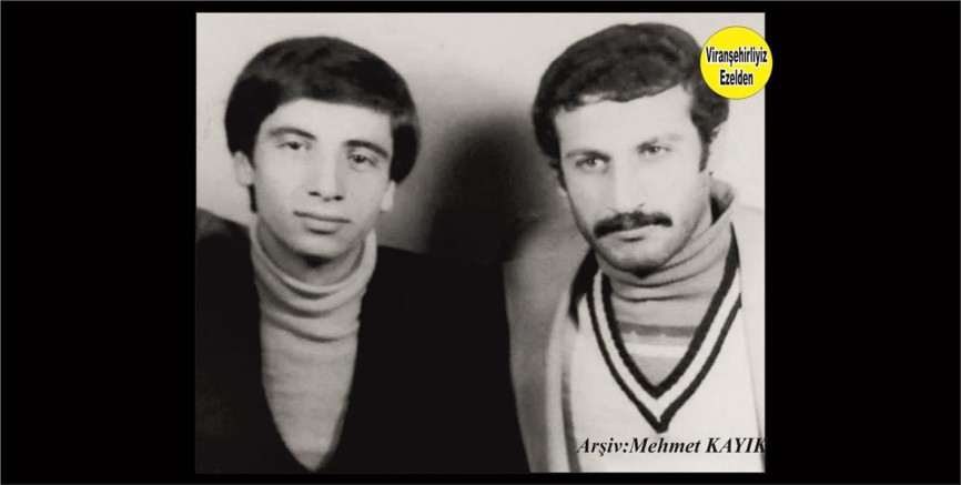 Viranşehir Dumlupnar İlkokulunda Yıllarca Öğretmenlik yapmış, Emekli Öğretmen Merhum Mehmet Yılmaz ve Arkadaşı Mahmut Konuk