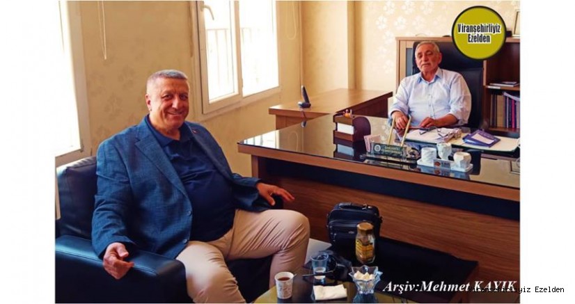 Viranşehir’e Yıllarca Mali Müşavir olarak Hizmet etmiş, Sevilen, Sayılan İnsan Mali Müşavir Ali Kuran ve Misafiri Mehmet Adnan Ayaz