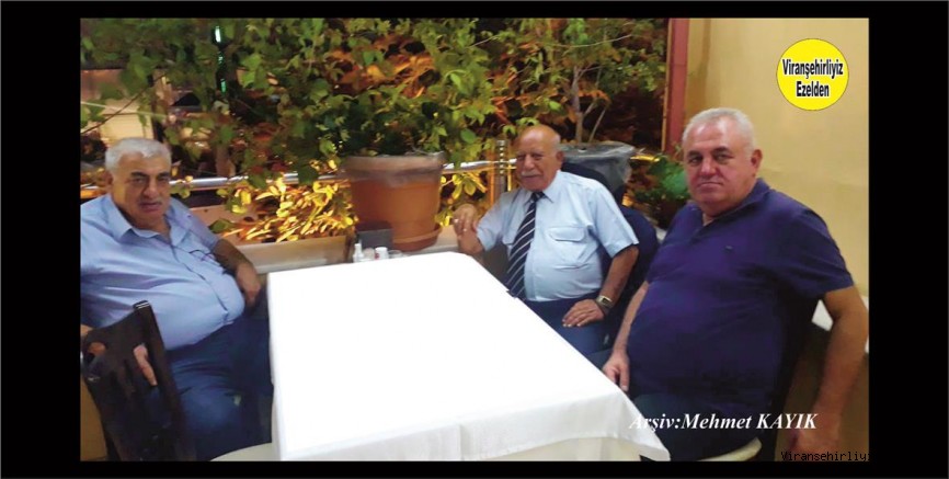 Viranşehir Emekli İtfaiye Amiri Mustafa Diken, Halil Özkılavuz ve Osman Özkılavuz