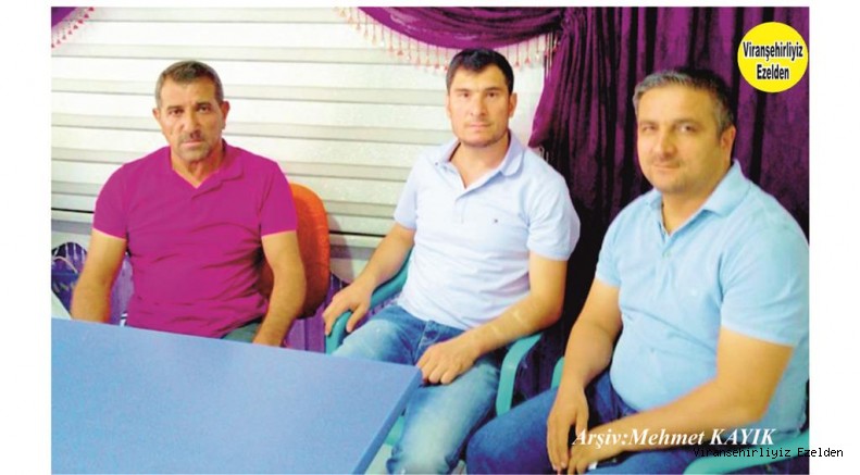 Viranşehir Engelliler Derneği Başkanı, Şeyhmus Belca, Mahmut Güllü ve Lütfi Erdemci