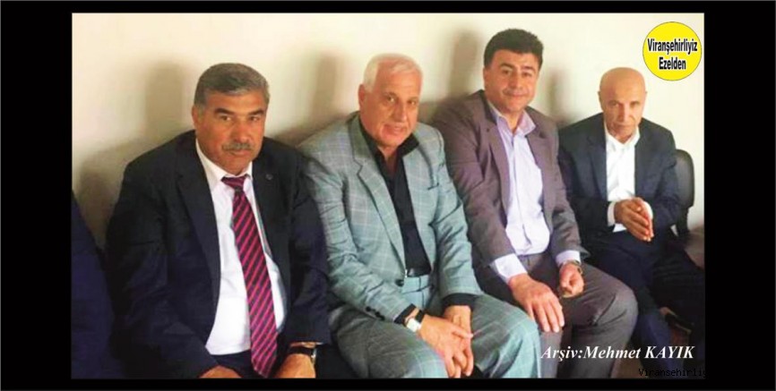 Viranşehir Sanayi ve Ticaret Odası Eski Başkanı Abdulhalim Tepret, Mehmet Milli, İdris Aslan Şıhanlıoğlu ve Cuma Koyuncu
