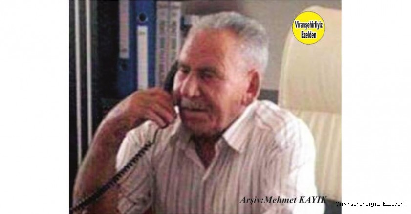  Viranşehir Eski Urfa Caddesinde 1970 li Yıllarda Yıllarca Marangozluk Sektöründe Esnaflık yapmış, Sevilen İnsan Merhum Ali Basık