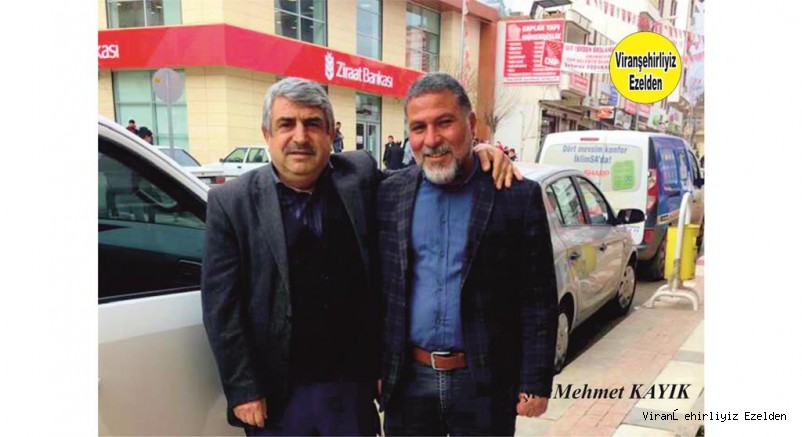 Viranşehir Esnaf Kefalet Kredi Kooperatifinde Yıllarca Müdürlük Yapmış, Aslan Gönüllü ve Arkadaşı Mehmet Çakmaz(Dabul)