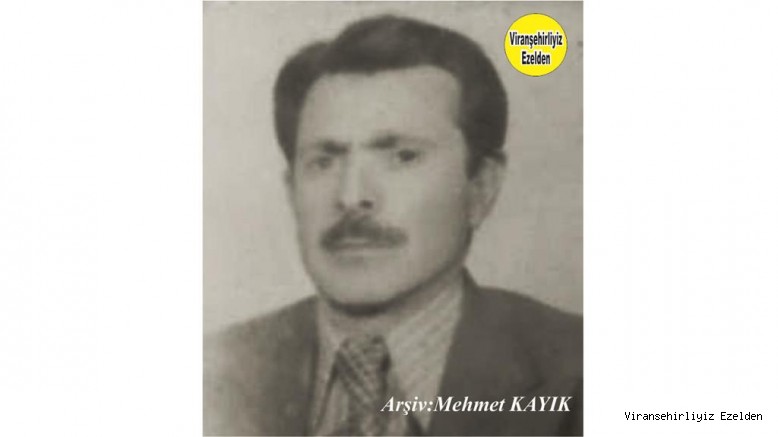 Viranşehir Esnaf ve Kefalet Kooperatifi Eski Başkanı Değerli İnsan Merhum Ali(Çakmakçı Ali) Alhas