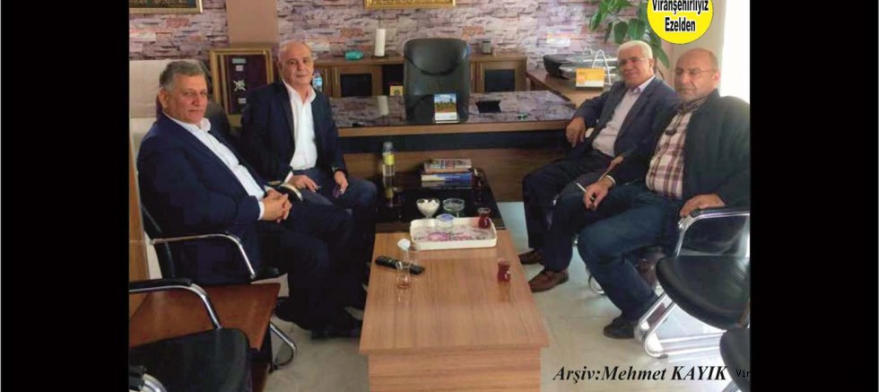 Viranşehir Esnaf ve Kefalet Kredi Kooperatifi Başkanı Halit Karatepe, Ali Yüksel, İhsan Aydoğan ve Halil Kutlu