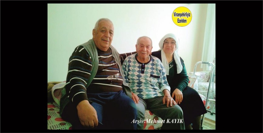 Viranşehir Eşrafından Merhum Hacı Mustafa Öztop, Oğlu Merhum Fikret Öztop ve Gelini Hayriye Öztop