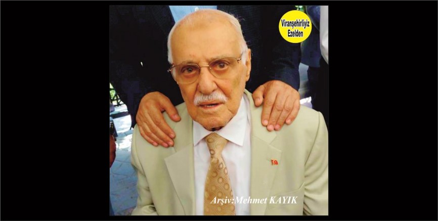  Viranşehir Eşraflarından Olan Değerli İnsan Ahmet Kuran