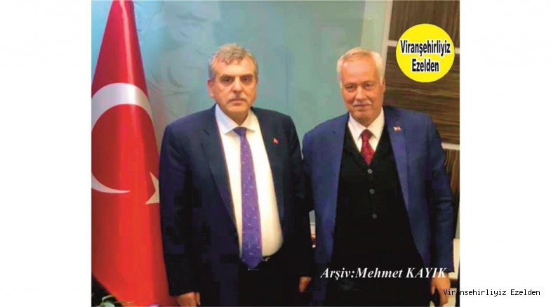 Viranşehir Eyyüpnebi Belediyesi Eski Başkanı Mustafa Çiftçi ve Şanlıurfa Büyükşehir Belediyesi Başkanı Zeynelabidin Beyazgül