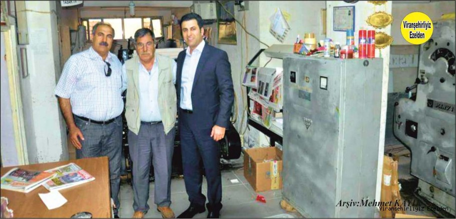 Viranşehir Gazetesi Genel Yayın Eski Yönetmeni, Gazeteci Eyyüp Seyrek, Prof. Dr. Ali Seyrek ve Oğlu Enver Seyrek