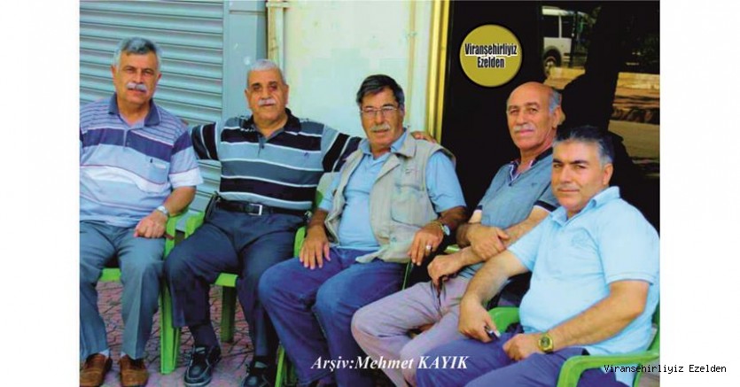 Viranşehir Gazetesi Sahibi Merhum Gazeteci Eyyüp Seyrek, Merhum Eyyüp Öztürk, Emekli Müdür Ömer Sağır, Emekli Müdür İsmet Bayoğlu ve Mehmet Kapan