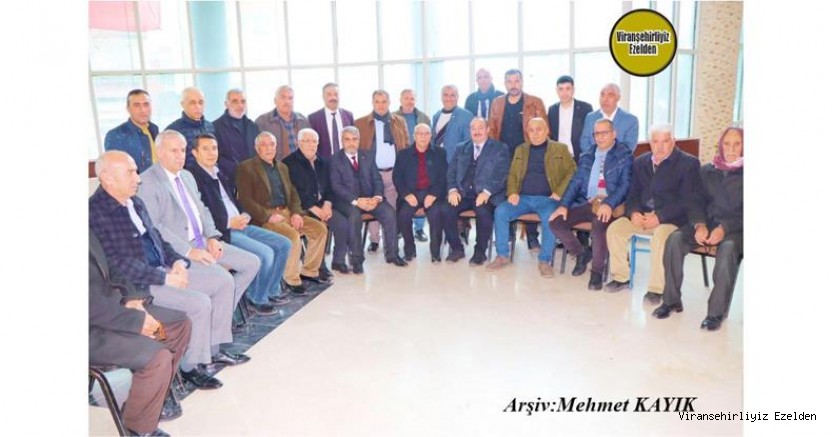 Viranşehir Giyimciler Odası Seçimlerinde Kongre Günü Bir araya gelmiş Viranşehir’de Sivil Toplu Örgütlerinin Değerli Başkanları ve Üyeleri
