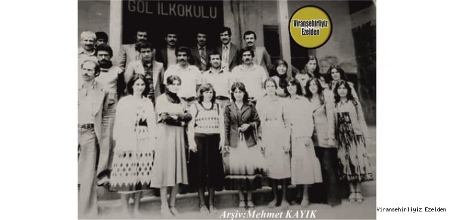 Viranşehir Göl İlokulu 1978 Yılı Eski Öğretmenlerinden Ahmet Evrensel, Gülcihan Sert, Mustafa Alay, Mehmet Küçük ve Arkadaşları