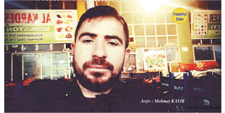 Viranşehir Hal Pazarı Genç esnaflarından Mehmet Al