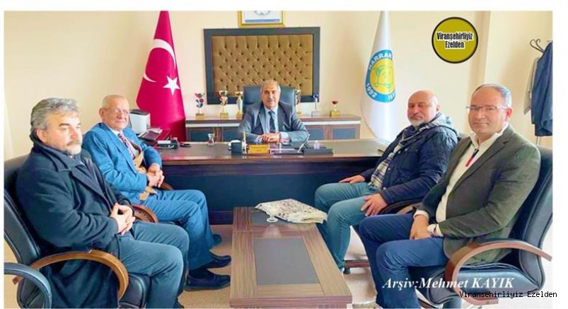 Viranşehir Harran Üniversitesi Meslek Yüksek Okulunda Görevli Prof. Dr. Ali Seyrek ve Misafirleri, CHP İlçe Başkanı Remzi Taylan, Ferhan Yetkin, Hadi Kuranlıoğlu