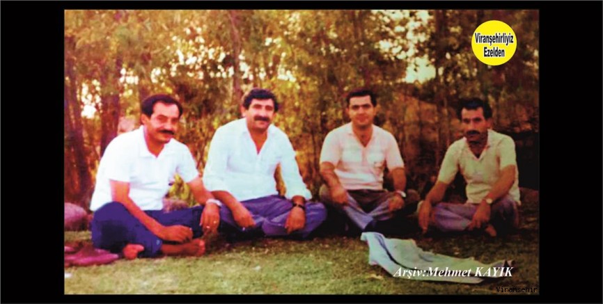 Viranşehir İdmanyurdu Futbol Takımı Eski Kaptanı Değerli Güzel İnsan, Merhum Mehmet Aslandağ, Öğretmen Mehmet Orhan,  Avukat Abdurrahman Öztürk ve Ali Topkan