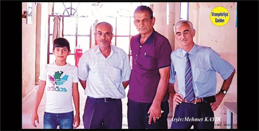 Viranşehir İlçe Halk Kütüphane Personellerinden Murat Düz, Eyyüp İncir, Ahmet Yılmaz ve Oğlu Mikail Yılmaz